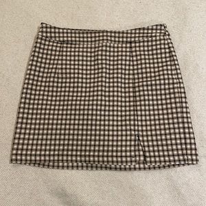 Garage plaid skirt